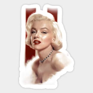 Marilyn Monroe American Sticker